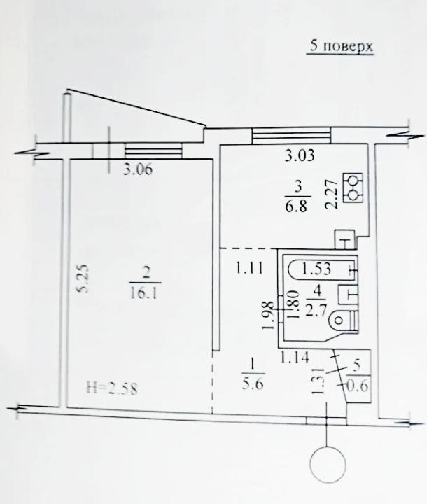 Квартира, 1-кімн., Харьков, 607м/р, Гвардейцев Широнинцев