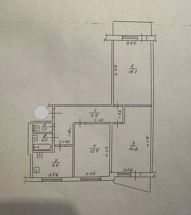 Квартира, 3-кімн., Харьков, 520м/р, Академика Павлова
