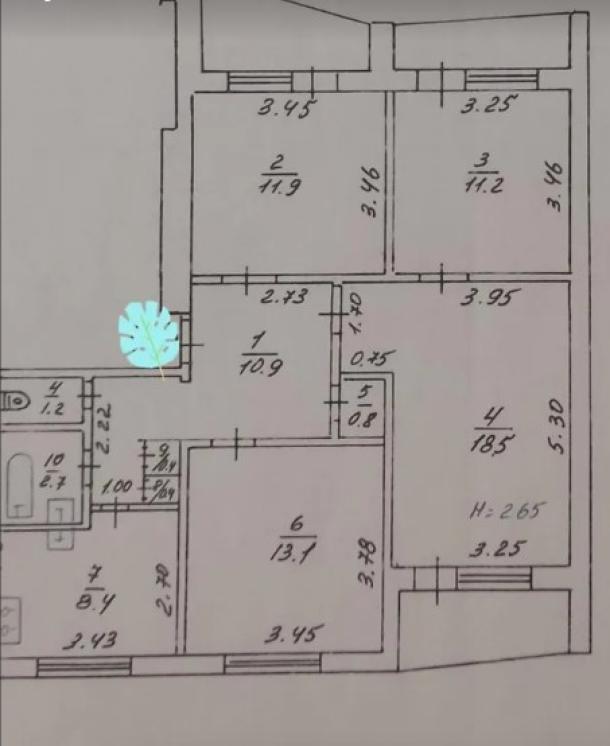 Квартира, 4-кімн., Харьков, 606Ам/р, Валентиновская