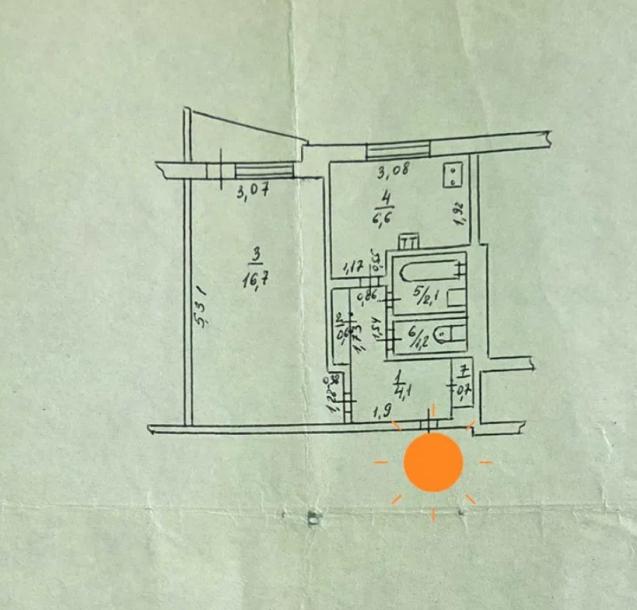 Квартира, 1-кімн., Харьков, 608м/р, Валентиновская