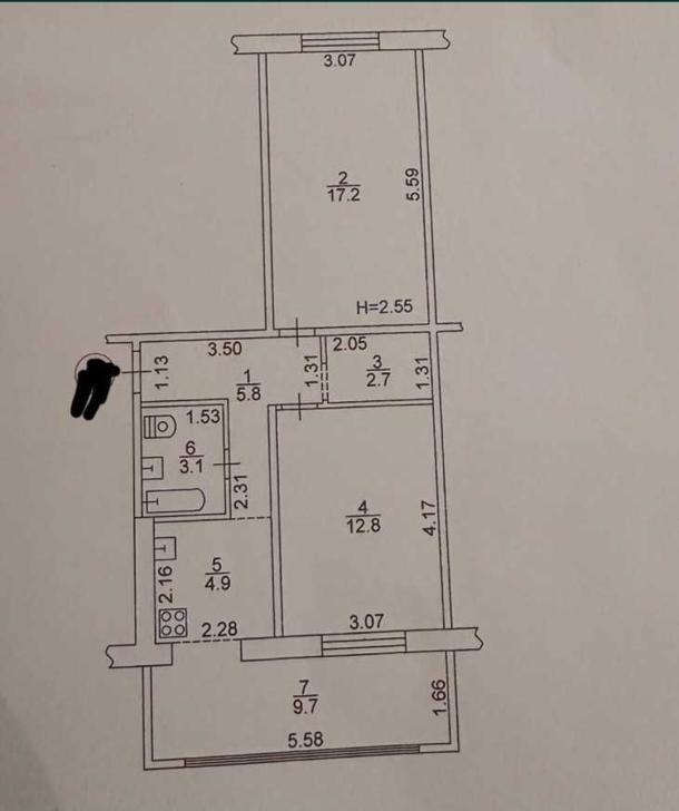 Квартира, 2-кімн., Харьков, 604м/р, Тракторостроителей просп.