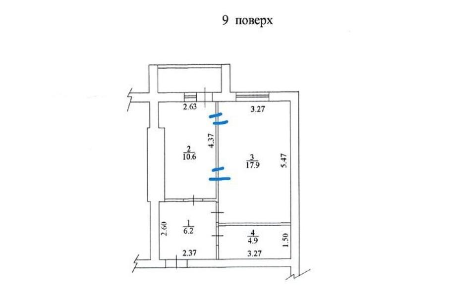 Квартира, 1-кімн., Харьков, Старая Салтовка, Салтовское шоссе