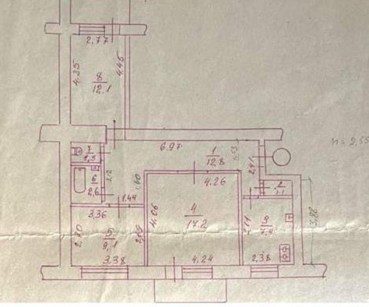 Квартира, 3-кімн., Харьков, Шатиловка, Профессора Атамановского (Коломенская)