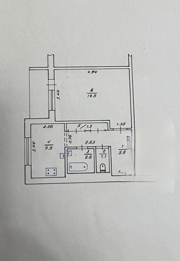Квартира, 1-кімн., Харьков, 520м/р, Гвардейцев Широнинцев