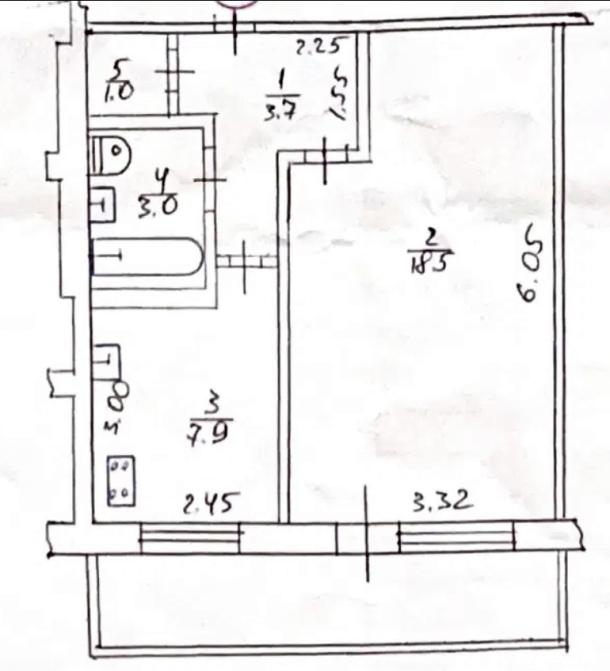 Квартира, 1-кімн., Харьков, Рогань жилмассив, 92-й бригады (Грицевца)