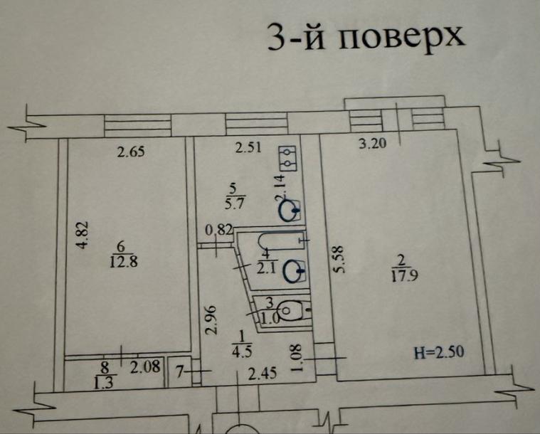 Квартира, 2-кімн., Харьков, Одесская, Зерновая (Совхозная 1-19)