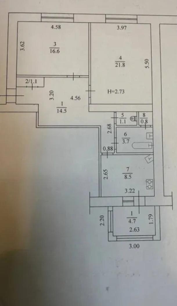Квартира, 2-кімн., Харьков, Павлово Поле, Науки пр.