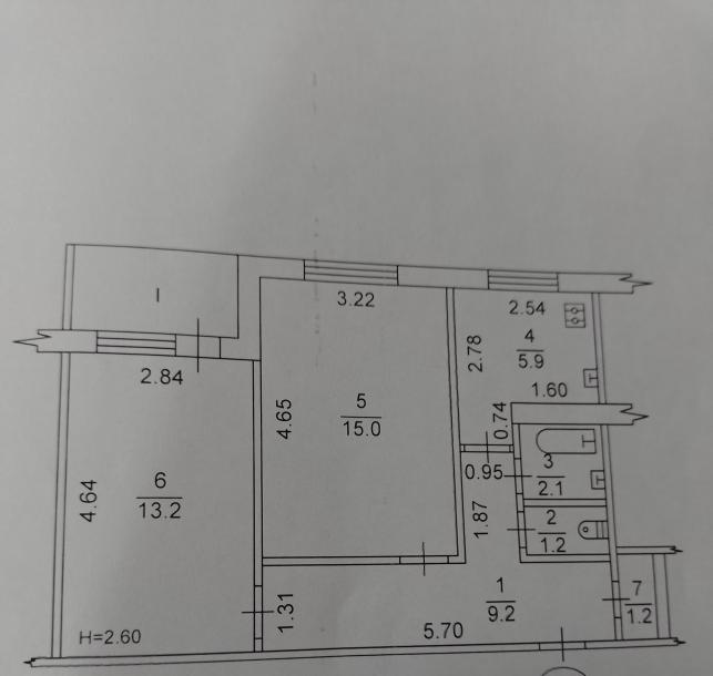Квартира, 2-кімн., Харьков, 605м/р, Тракторостроителей просп.