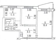 квартира, Харьков, Горизонт, Героев Харькова пр-т