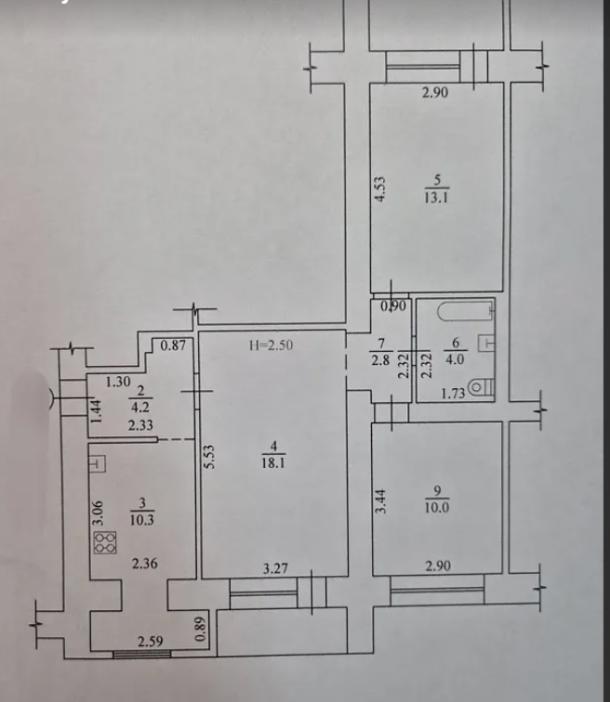 Квартира, 3-кімн., Харьков, Жуковского поселок, Жуковского проспект