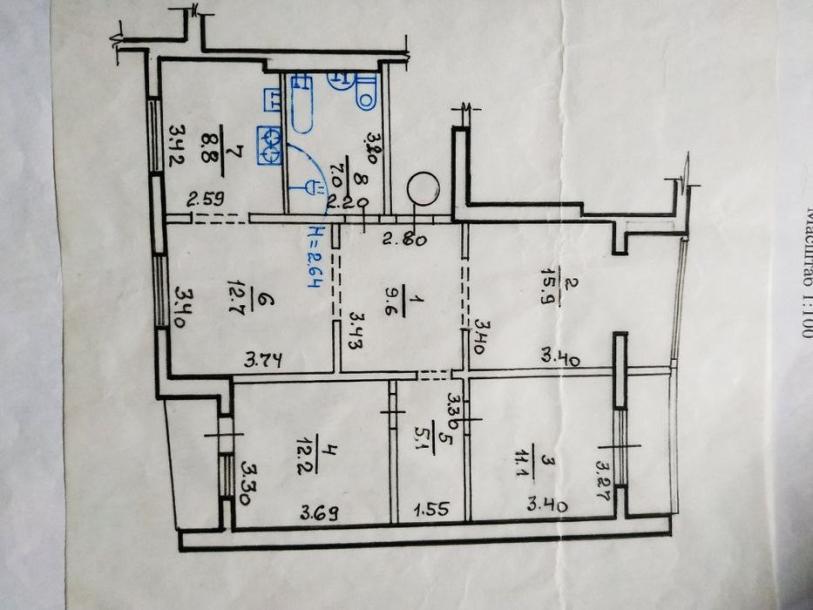 Квартира, 4-кімн., Харьков, 626м/р, Единства (Краснодарская)