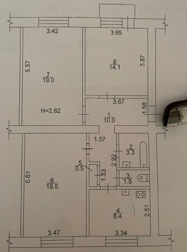 Квартира, 3-кімн., Харьков, Центр, Гимназическая наб. (Красношкольная набережная)