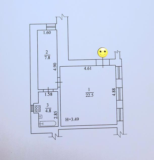 Квартира, 1-кімн., Харьков, Центр, Фейербаха пл.