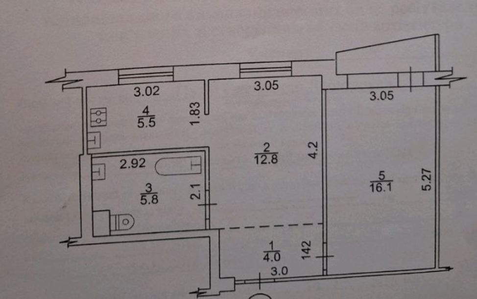 Квартира, 2-кімн., Харьков, Одесская, Монюшко