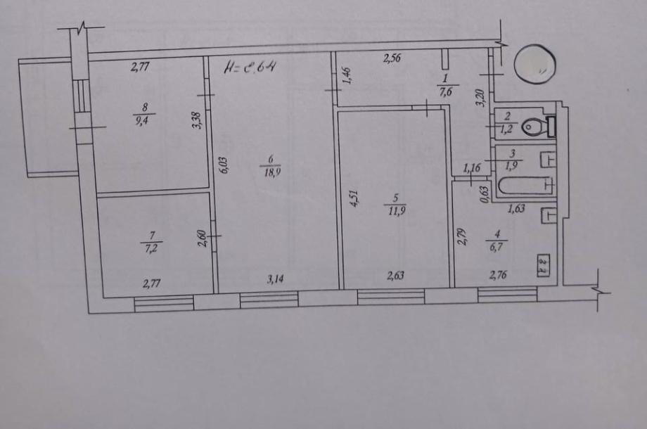 Квартира, 4-кімн., Харьков, 605м/р, Тракторостроителей просп.