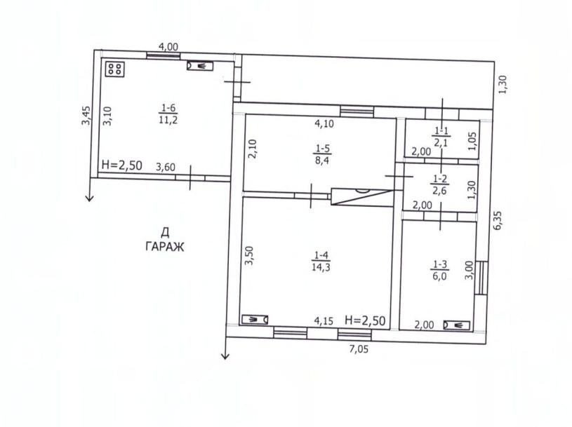 Дом, 2-кімн., Старая Гнилица, Чугуевский район