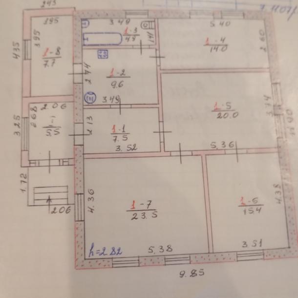 Дом, 4-кімн., Золочев, Богодуховский район