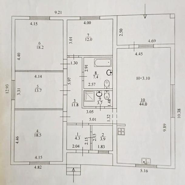Дом, 4-кімн., Харьков, Немышля