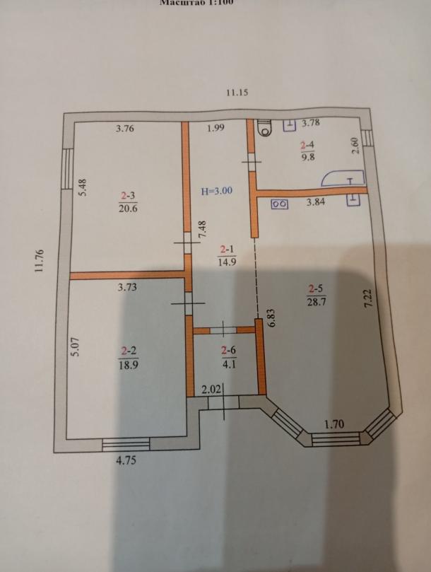 Дом, 3-кімн., Харьков, Холодная Гора