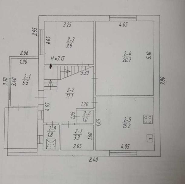 Дом, 4-кімн., Бабаи, Харьковский район