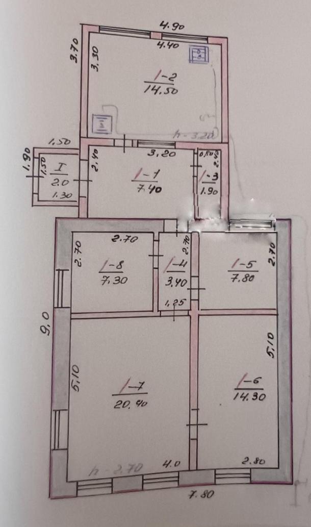 Дом, 4-кімн., Тарановка, Чугуевский район