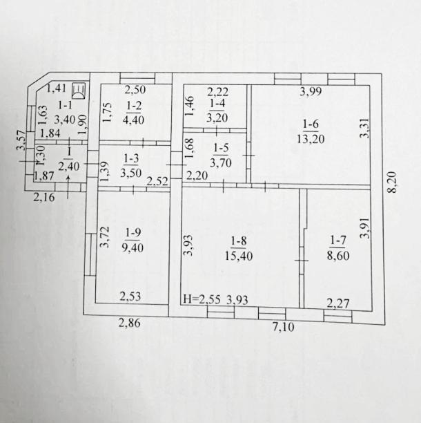 Дом, 4-кімн., Люботин, Харьковский район