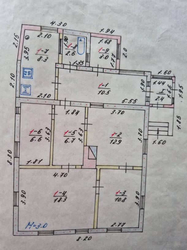 Дом, 4-кімн., Змиев, Чугуевский район