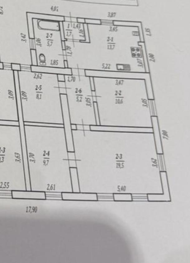 Дом, 4-кімн., Золочев, Богодуховский район