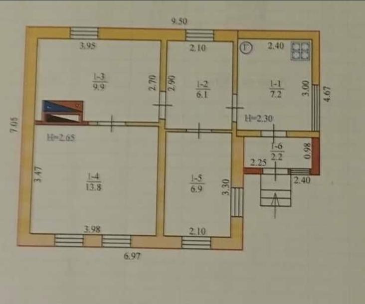 Дом, 3-кімн., Харьков, Бавария