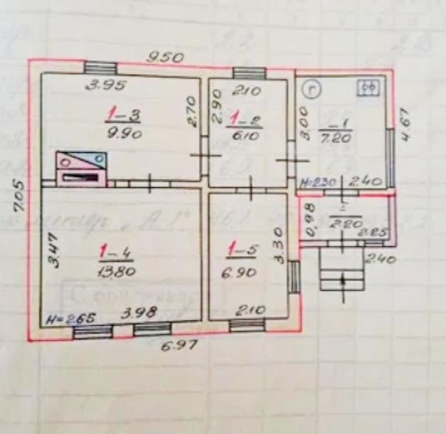 Дом, 3-кімн., Харьков, Новоселовка