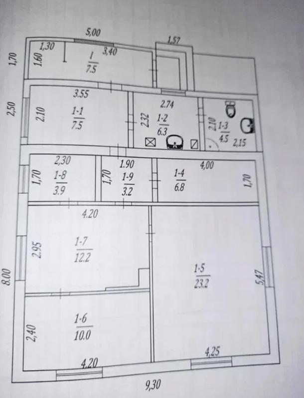 Дом, 5-кімн., Новая Водолага, Харьковский район