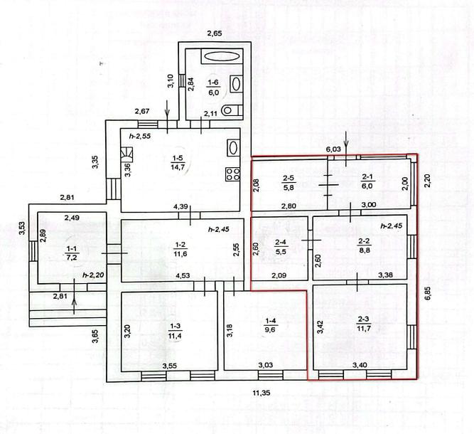 Дом, 2-кімн., Буды, Харьковский район