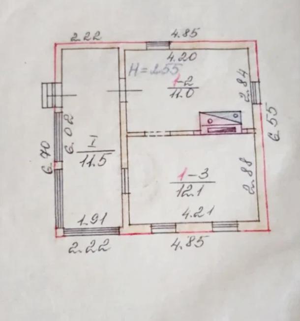 Дом, 2-кімн., Харьков, Восточный