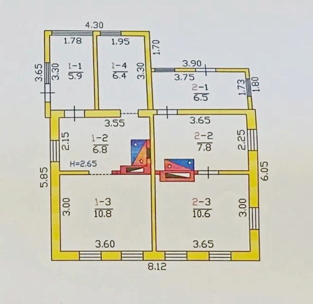 Дом на 2 входа, 4-кімн., Харьков, Кирова поселок