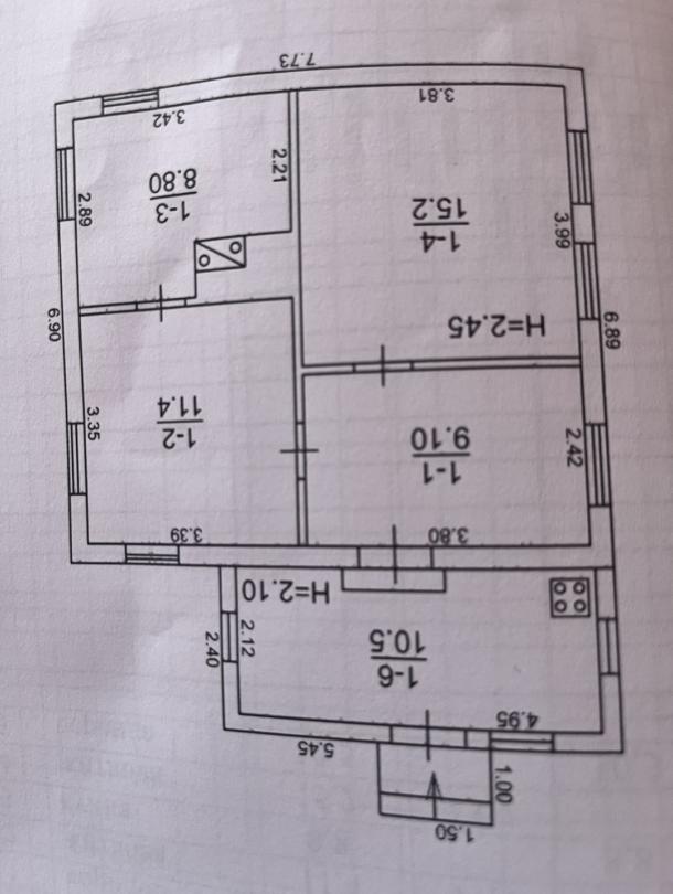 Дом, 3-кімн., Солоницевка, Харьковский район