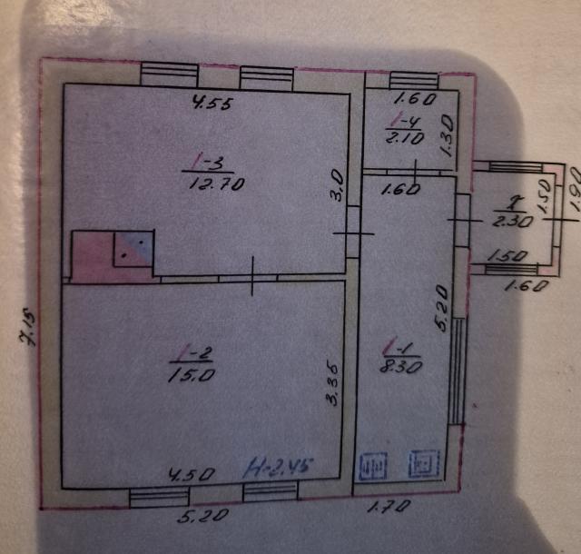 Дом, 2-кімн., Чемужовка, Чугуевский район