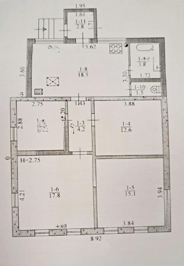 Дом, 4-кімн., Харьков, Новозападный