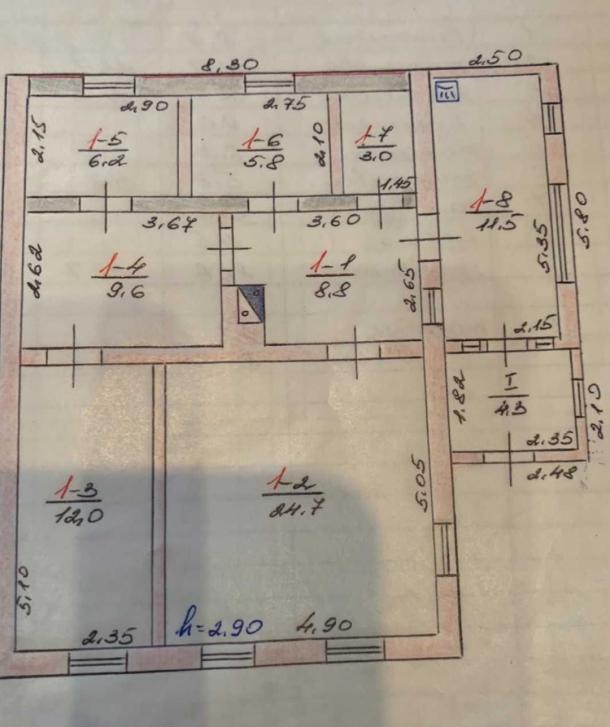 Дом, 4-кімн., Лужок, Харьковский район