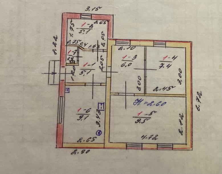 Дом, 3-кімн., Харьков, ХТЗ