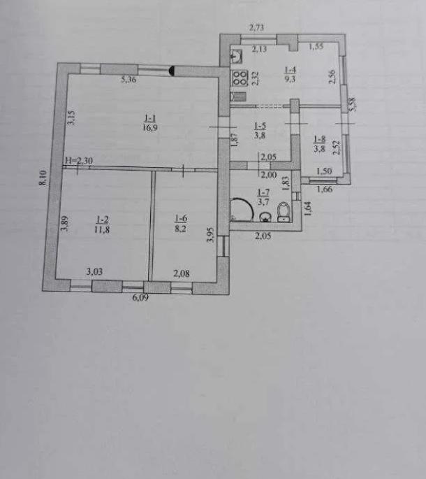 Дом, 3-кімн., Рогань, Харьковский район