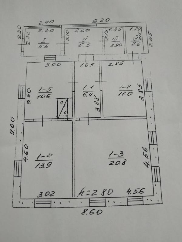 Дом, 4-кімн., Двуречный Кут, Дергачевский район