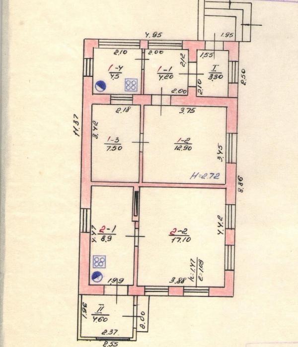 Дом на 2 входа, 3-кімн., Харьков, Жуковского поселок Дом на 2 входа, 3-кімн., Харьков, Жуковского поселок