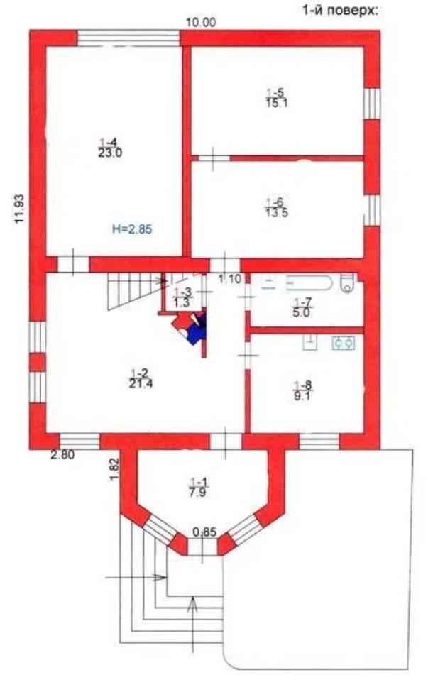 Дом, 6-кімн., Харьков, 607м/р