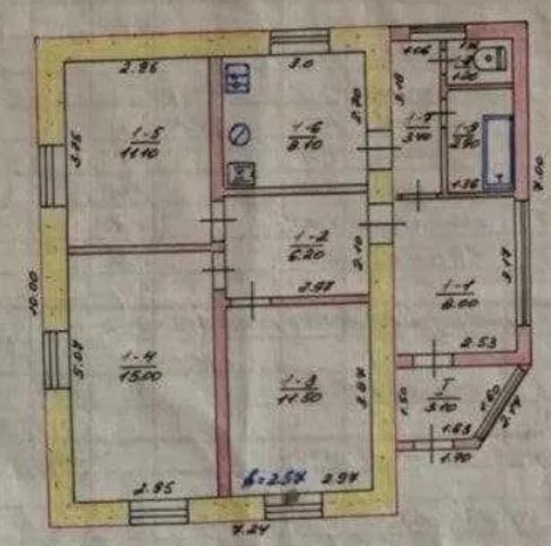 Дом, 3-кімн., Ольховка, Харьковский район