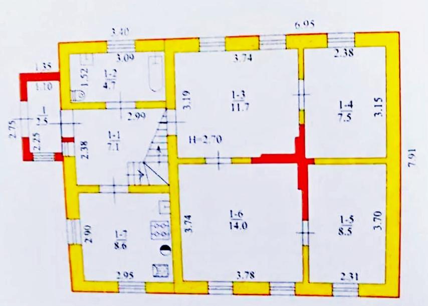 Дом, 5-кімн., Харьков, 626м/р