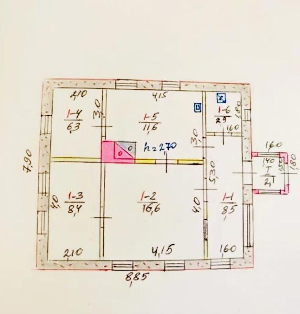 Дом, 3-кімн., Новая Водолага, Харьковский район