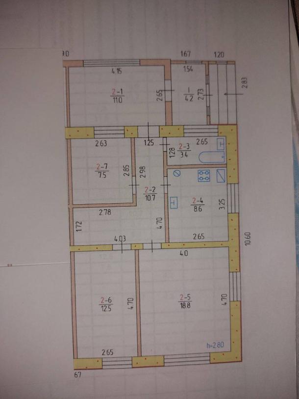 Дом, 3-кімн., Зидьки, Чугуевский район