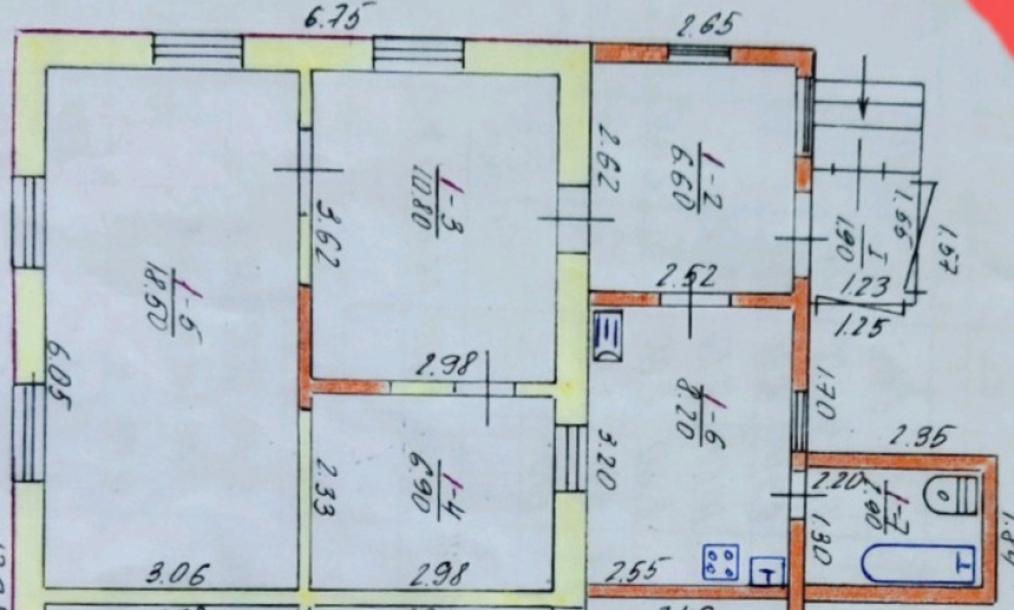 Дом, 3-кімн., Покотиловка, Харьковский район