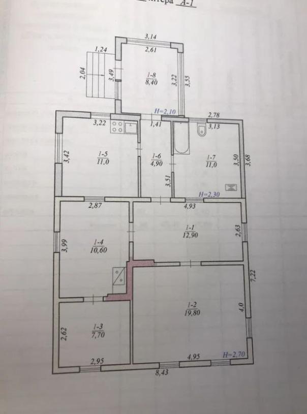 Дом, 4-кімн., Задонецкое, Чугуевский район