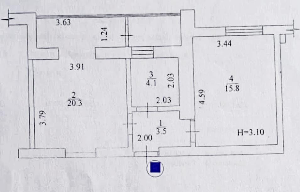 квартира, 1-кімн., Харьков, Центр, Сумская